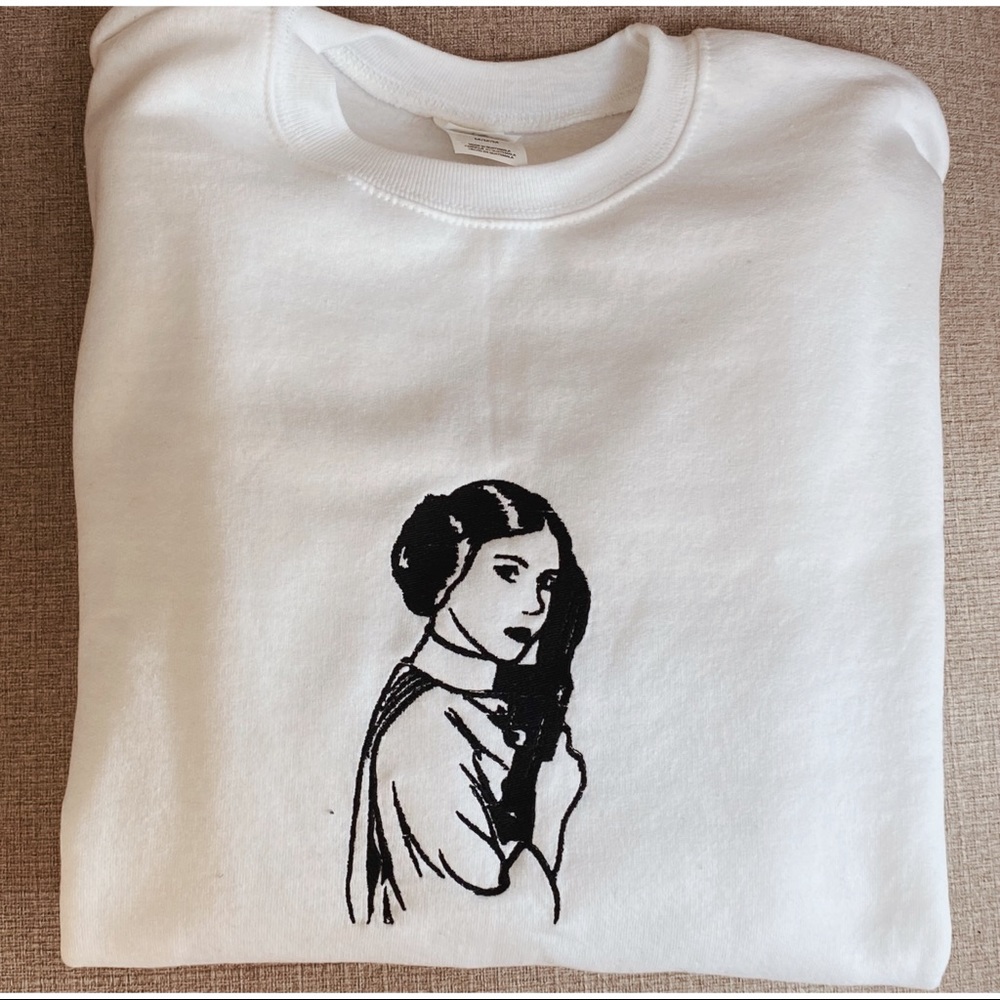 Princess Leia Embroidered Sweatshirt